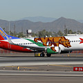 Southwest Boeing 737 California at Phoenix Sky Harbor November 10 2010