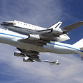 Space Shuttle Endeavour Over LAX with Hornet Chase Plane September 21 2012